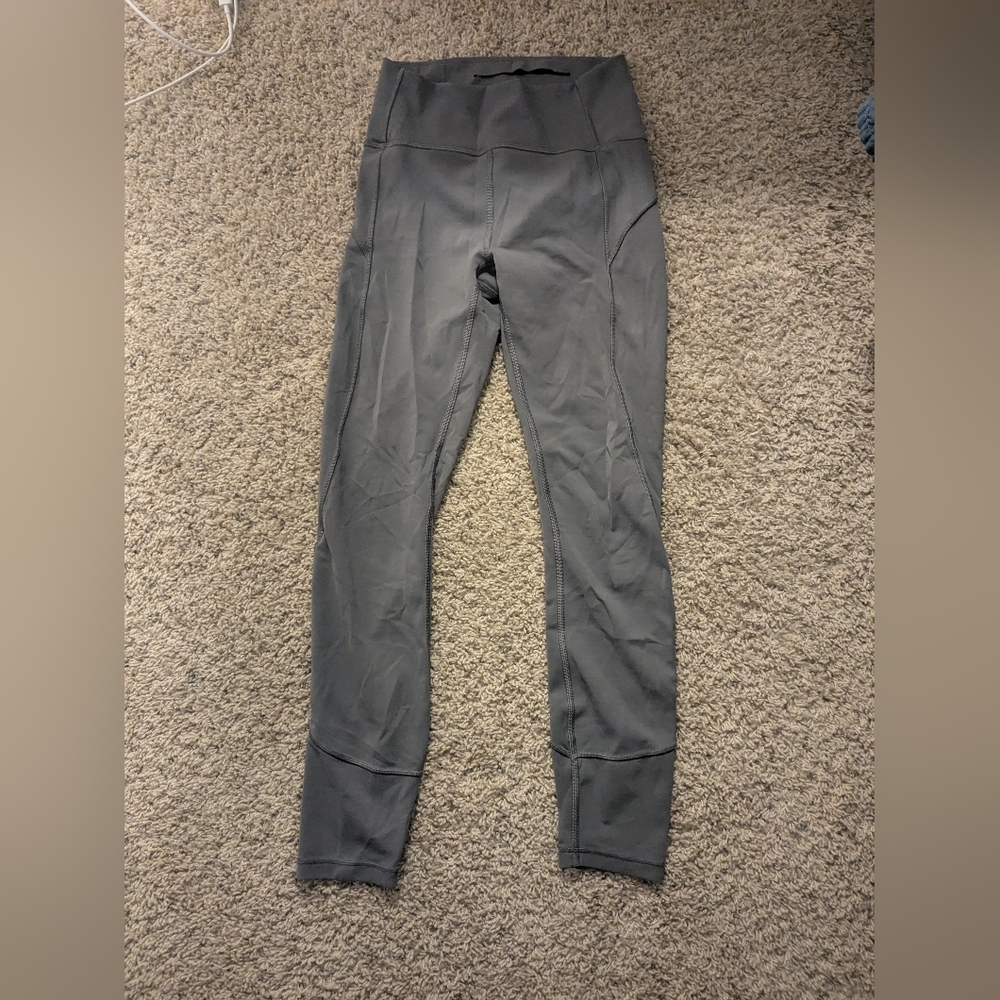 Lululemon Gray High-Waisted Leggings